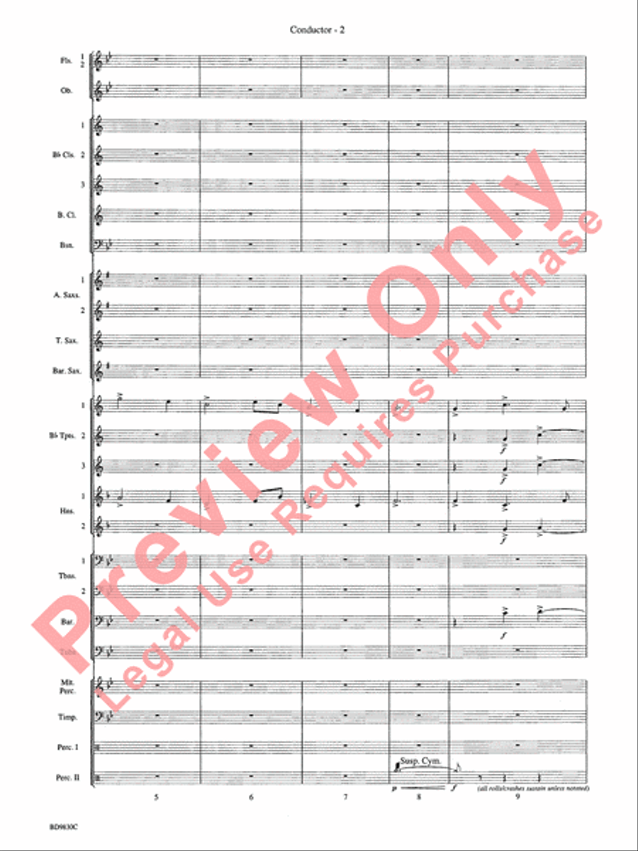 The Spirit of Orpheus (A Sinfonian Celebration) Concert Band scores gallery preview page 5