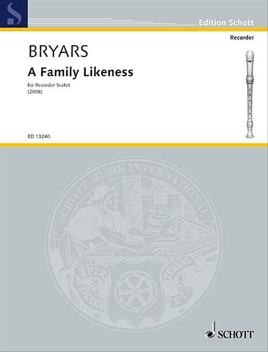 A Family Likeness For Recorder Sextett (tr Tr T T B B) Score Alto Recorder scores gallery preview page 1