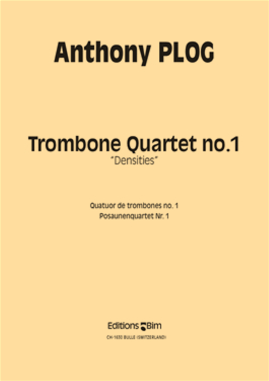 Trombone Quartet N° 1 Trombone Quartet N° 1 Trombone Quartet scores gallery preview page 1