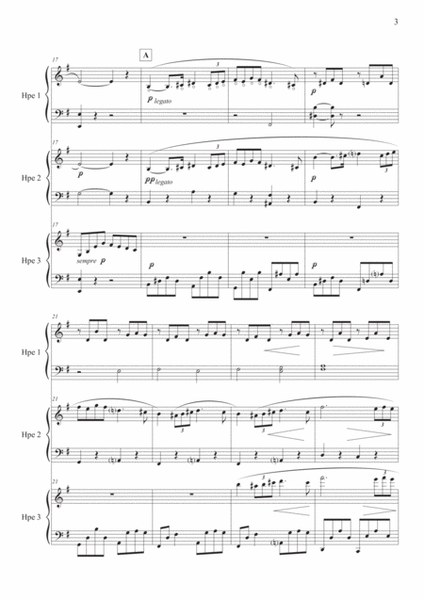 PAVANE de Gabriel Fauré pour 3 harpes image number null