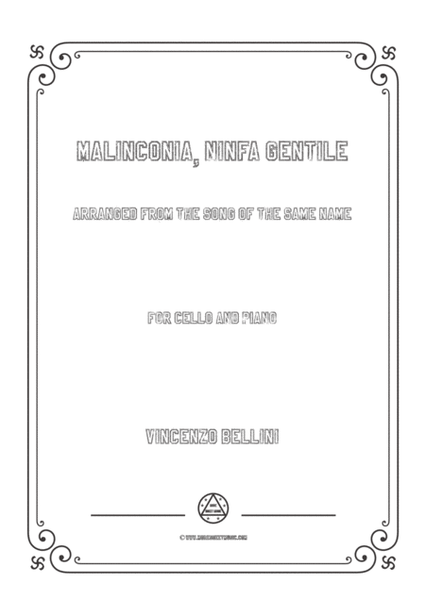 Bellini-Malinconia,Ninfa gentile,for Cello and Piano image number null