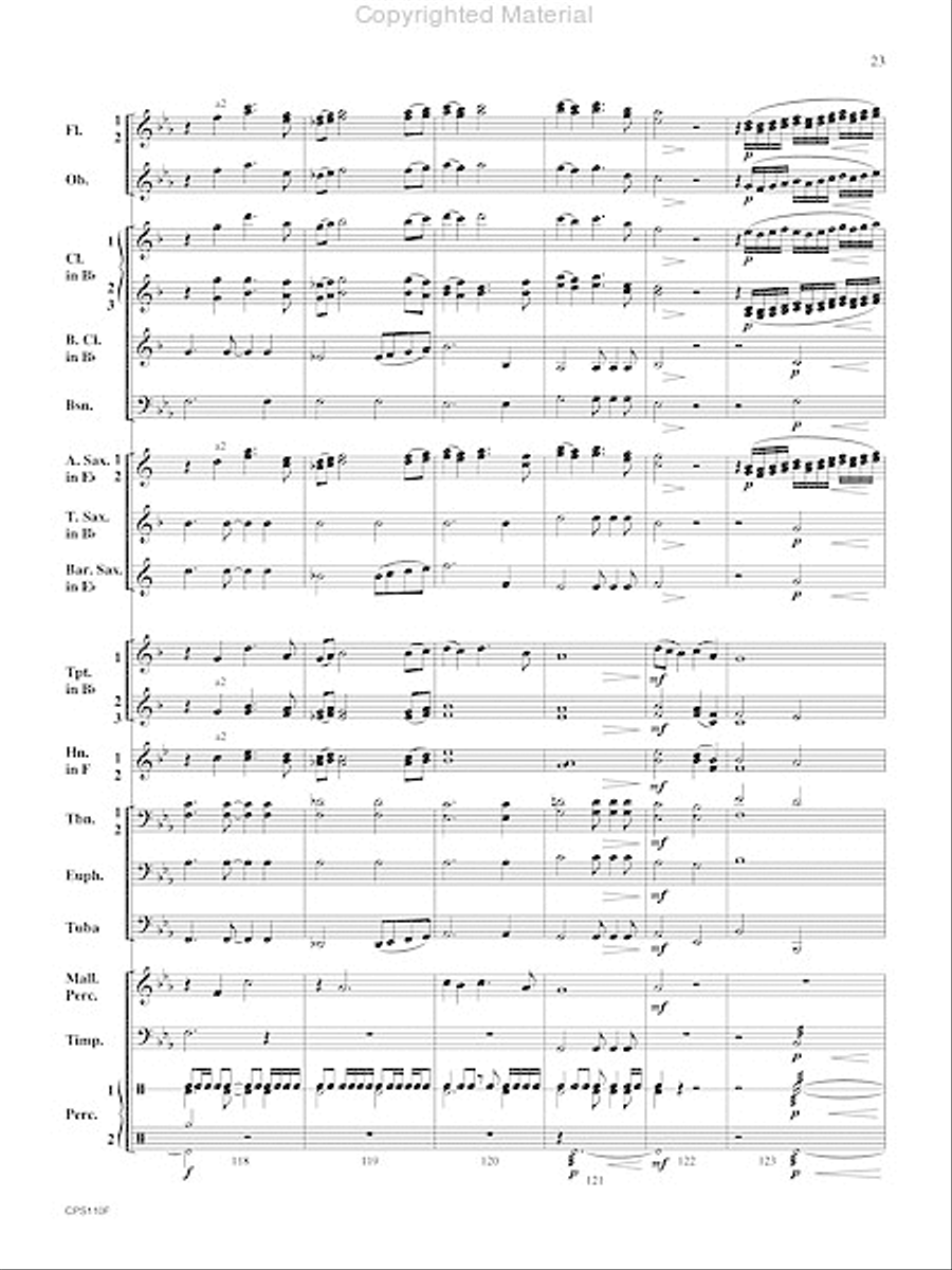 Mystic Portal Concert Band scores gallery preview page 24