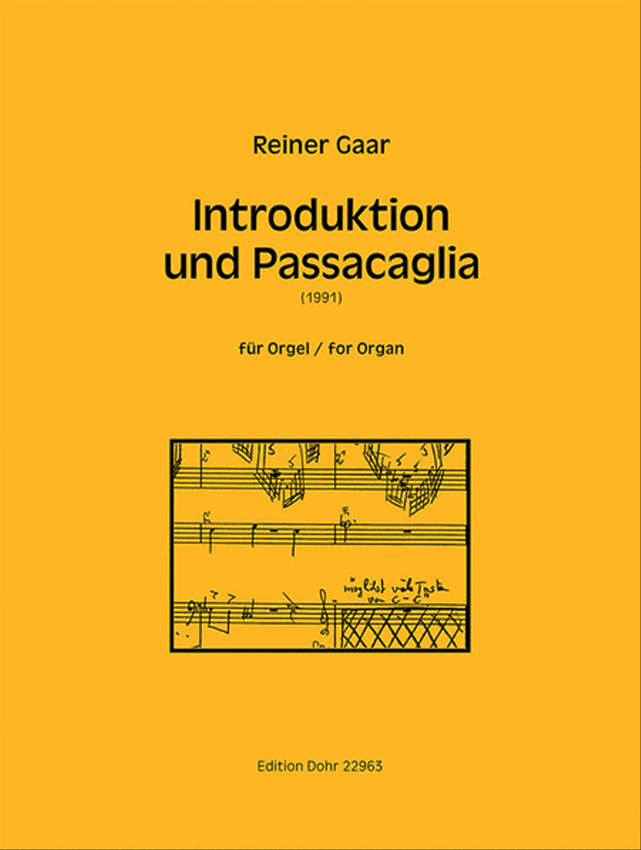 Introduktion und Passacaglia