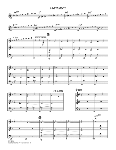 Jazz Combo Pak #44 (Christmas) - C Instruments