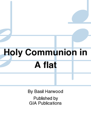Book cover for Holy Communion in A flat