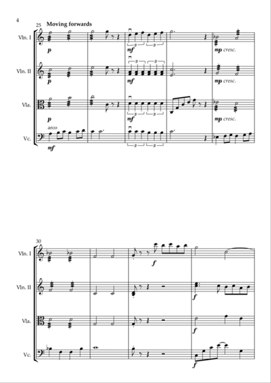 Far Longer Than Forever String Quartet scores gallery preview page 4