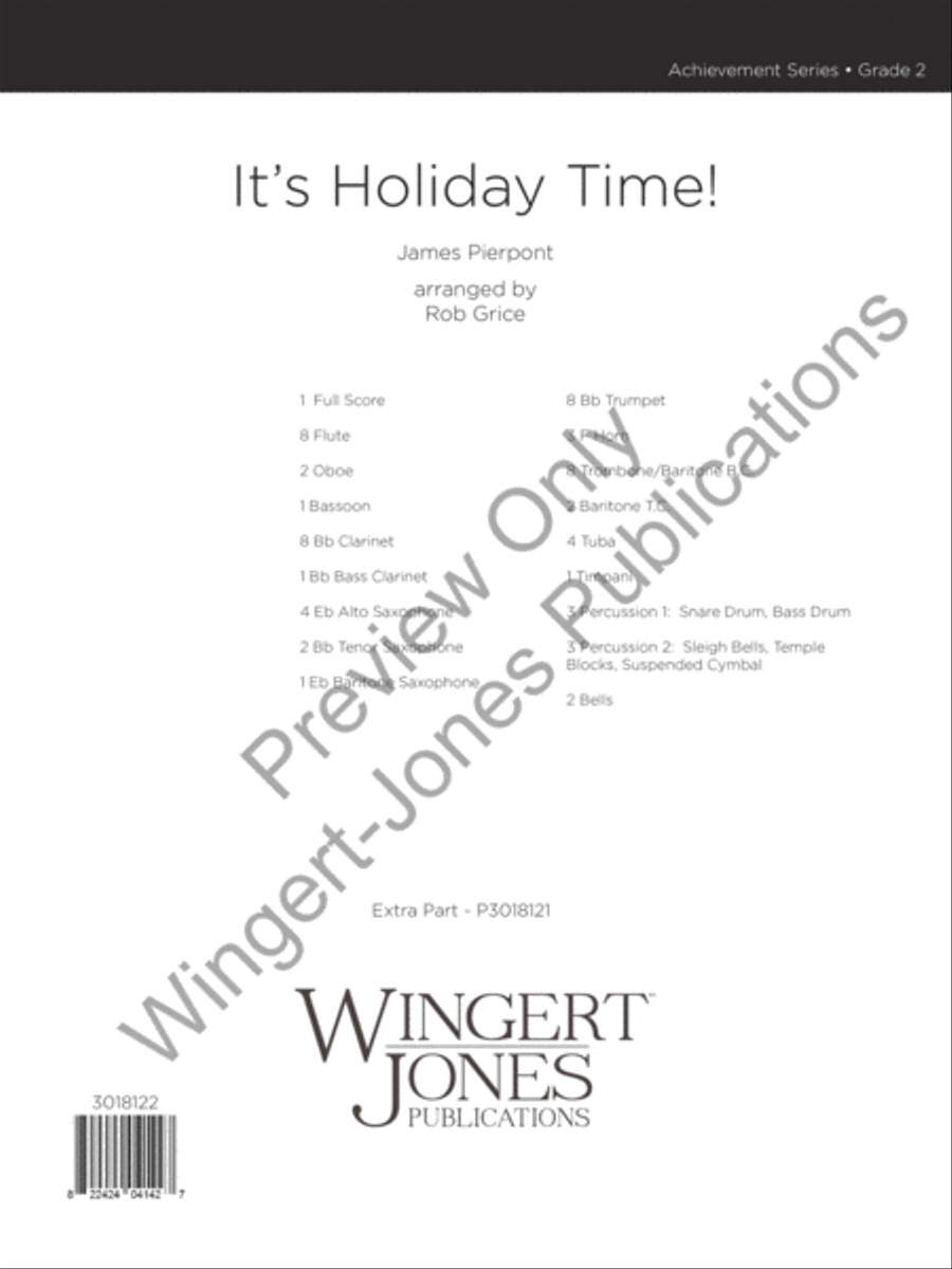It's Holiday Time! Concert Band scores gallery preview page 2