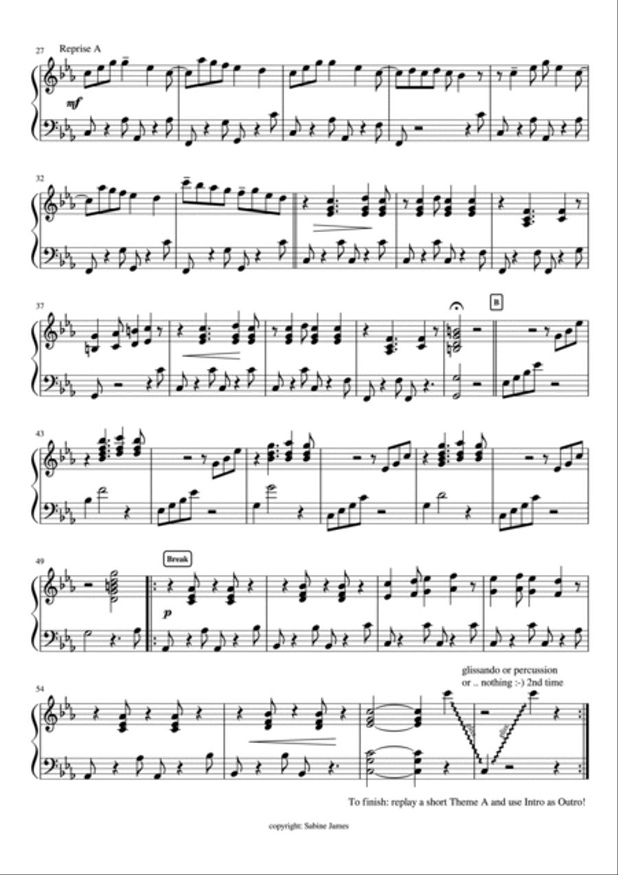 La harpe blanche - scores for all harps Harp scores gallery preview page 5