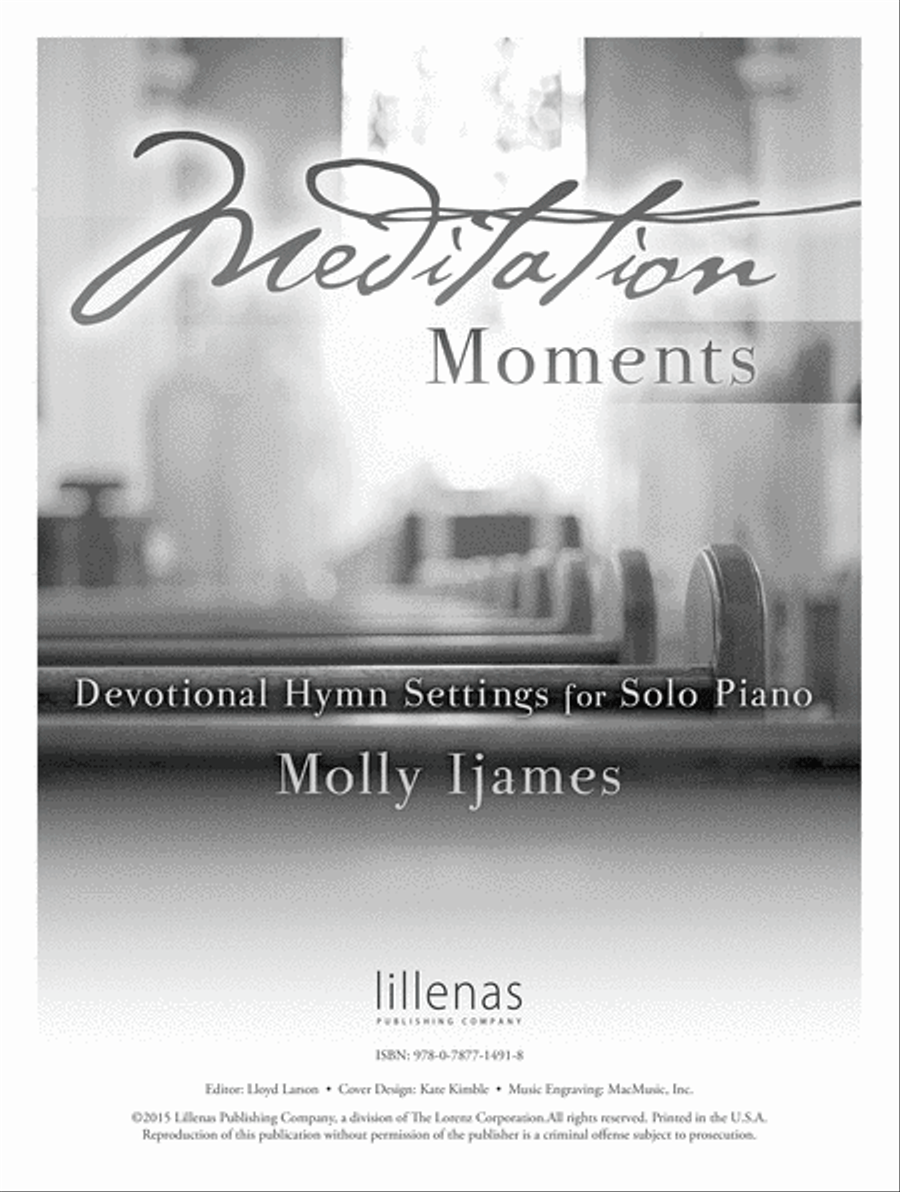 Meditation Moments (Digital Download) Piano Solo scores gallery preview page 1