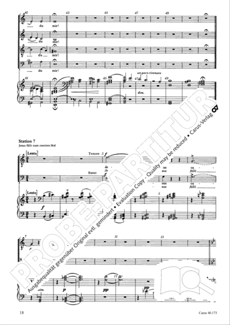 Via crucis Via crucis 4-Part scores gallery preview page 19