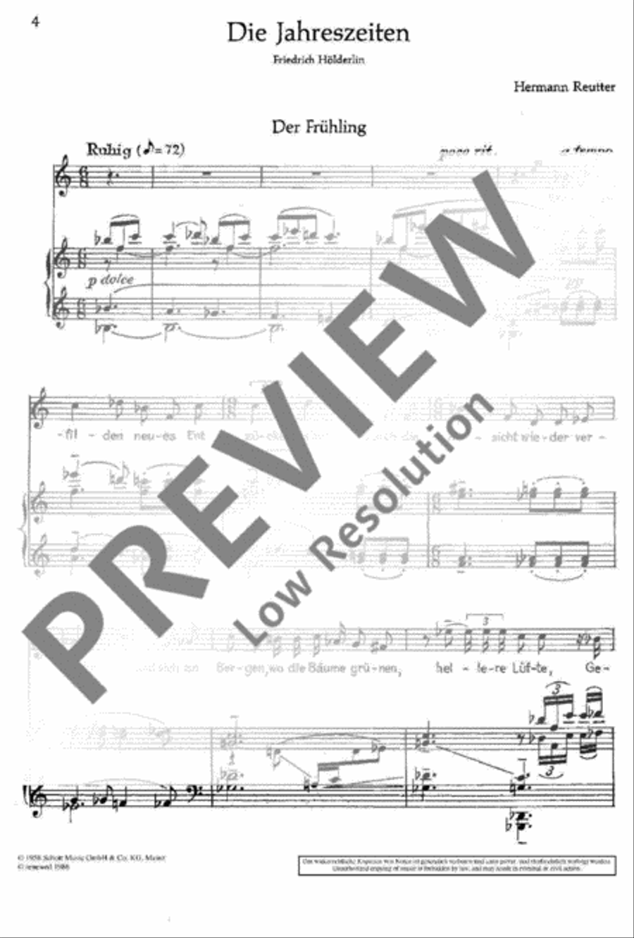 Die Jahreszeiten Medium Voice scores gallery preview page 5