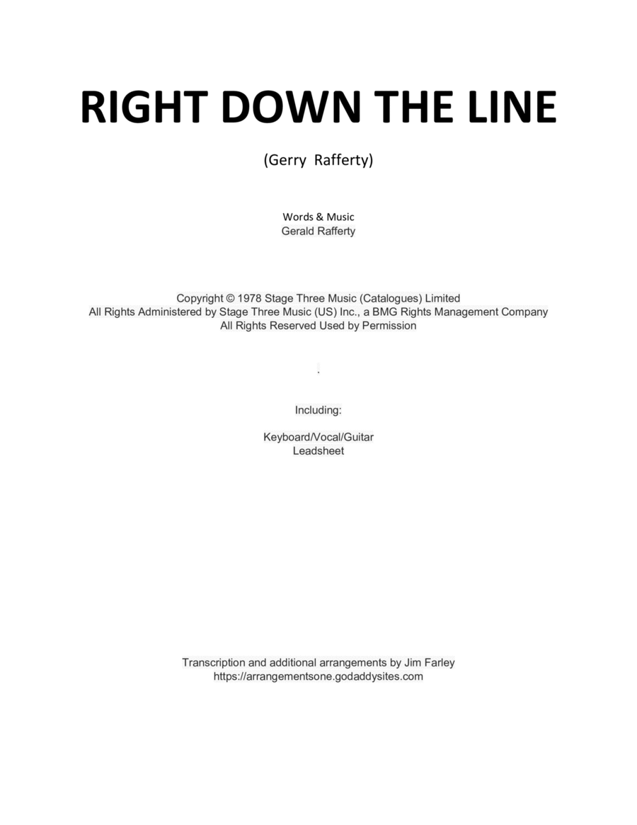 Right Down The Line image number null
