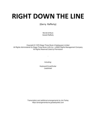 Right Down The Line