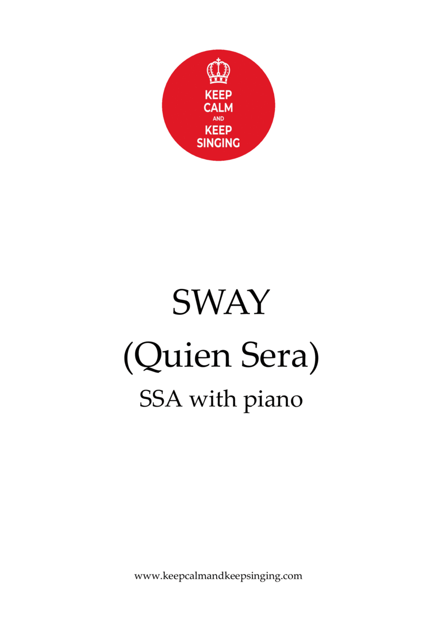 Sway (quien Sera) Sway (quien Sera) SSA scores gallery preview page 1