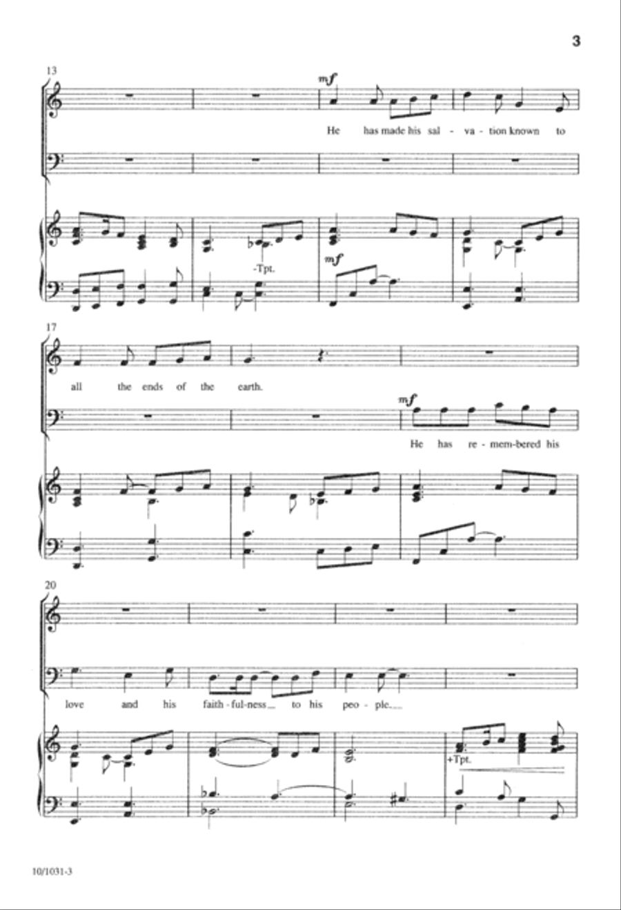 Sing to the Lord a New Song 4-Part scores gallery preview page 3