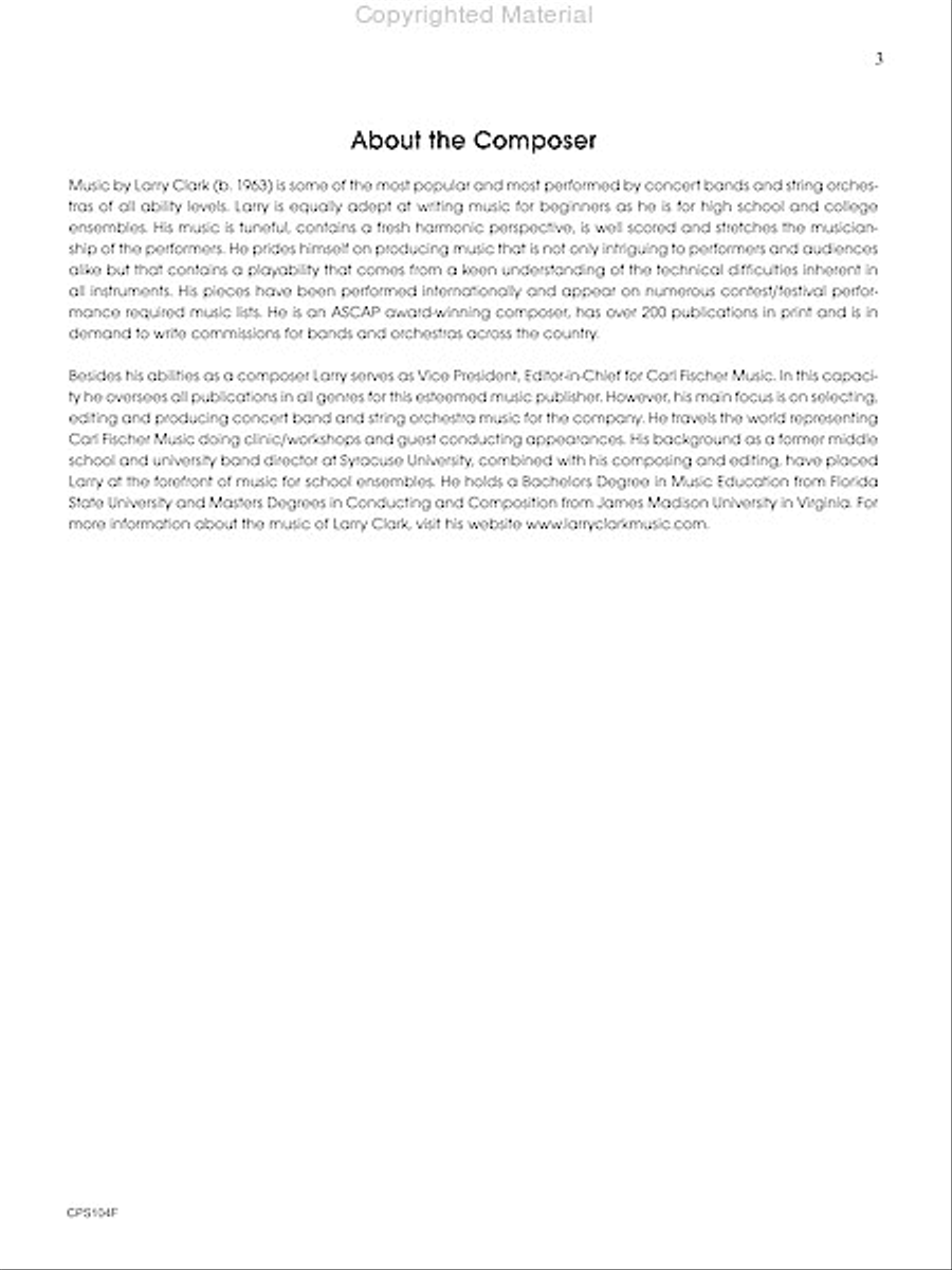 A Land Remembered A Land Remembered Concert Band scores gallery preview page 4