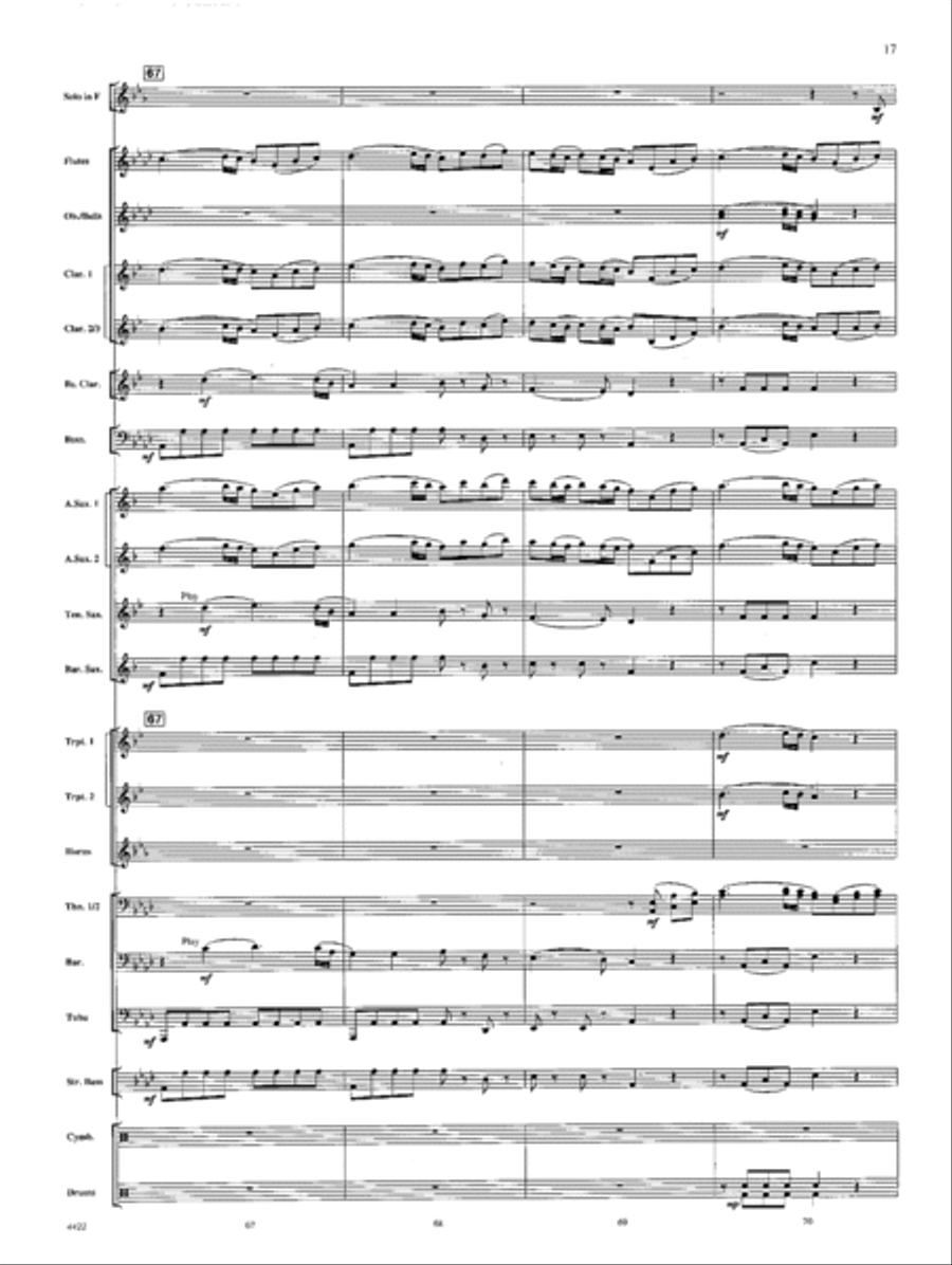 Romanza Concert Band scores gallery preview page 16