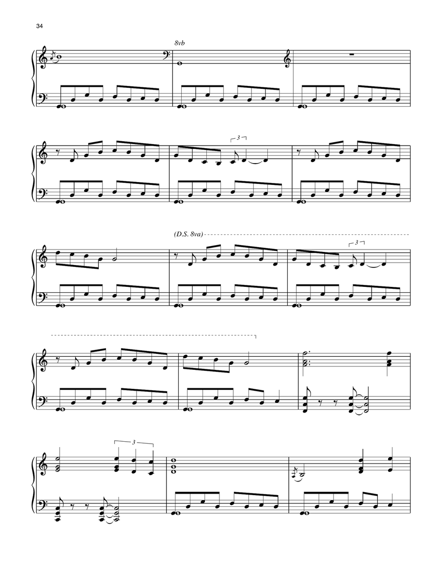 Tuesday Afternoon (Forever Afternoon) Piano Solo scores gallery preview page 5