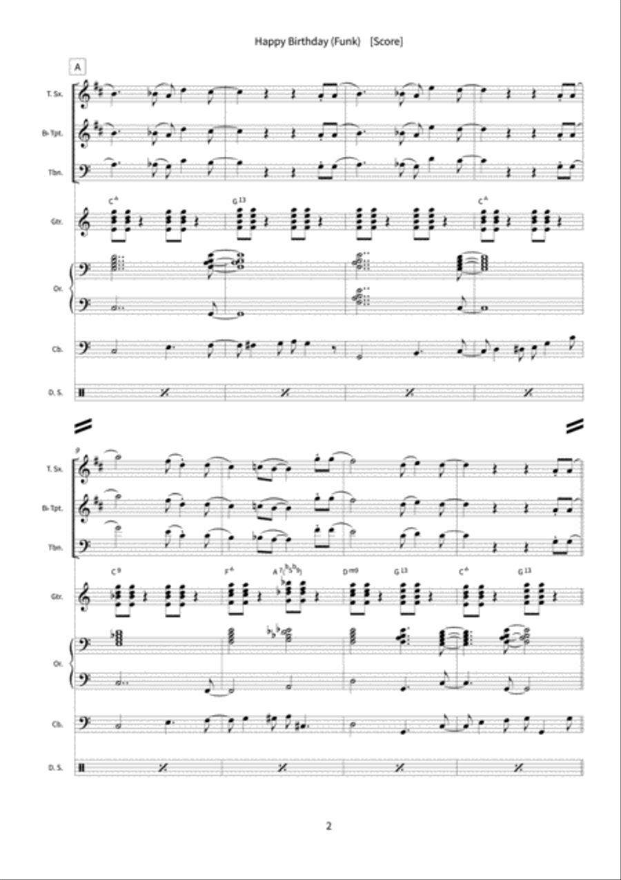 Happy Birthday Orchestra scores gallery preview page 4