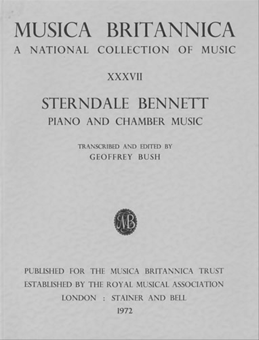 Selected Piano and Chamber Music Piano scores gallery preview page 1
