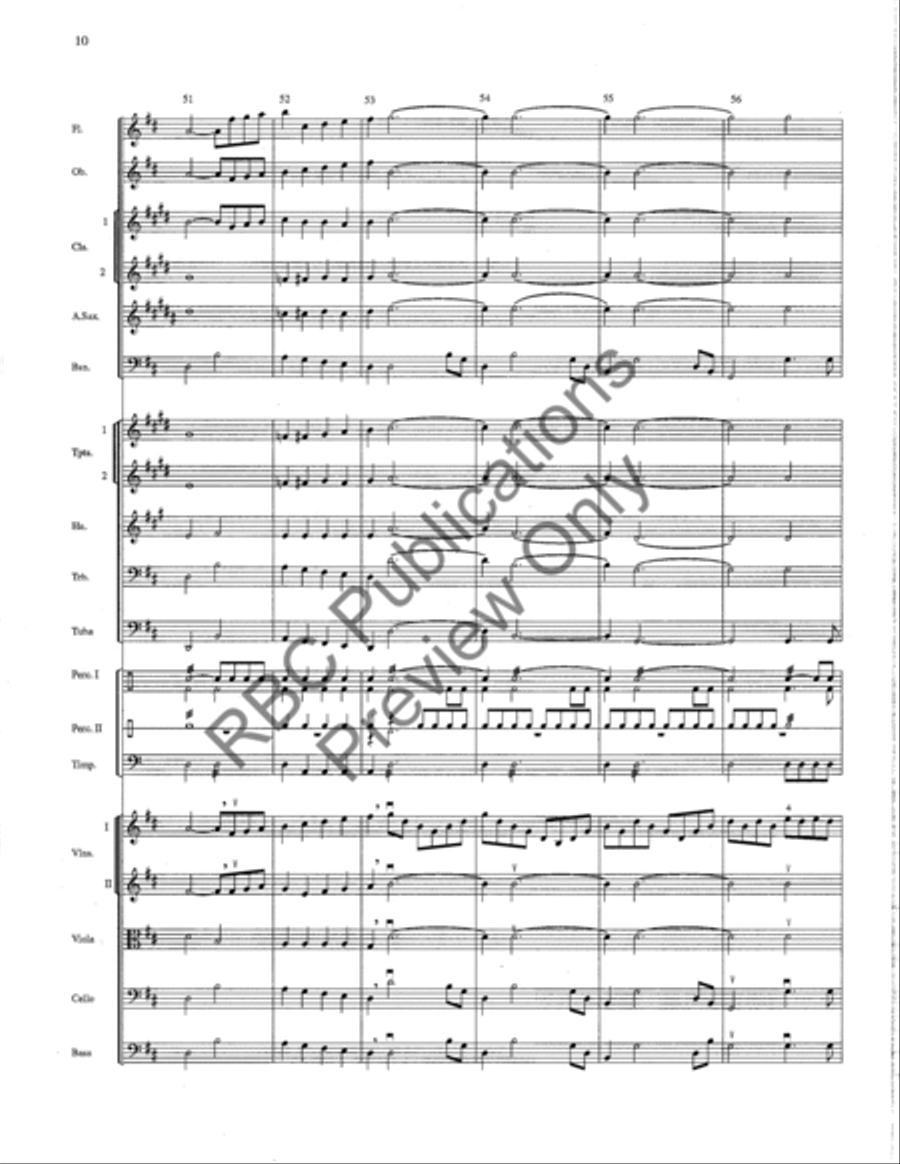 March Of The Meistersingers (Score) by Richard Wagner Full Orchestra - Sheet Music page 11