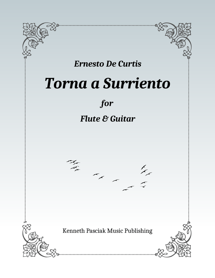 Torna a Surriento (for Flute & Guitar) Chamber Music scores gallery preview page 1