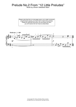 Prelude No.2 From "12 Little Preludes"