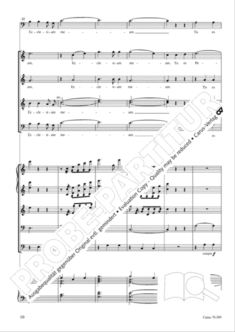 Tu es Petrus 4-Part scores gallery preview page 11