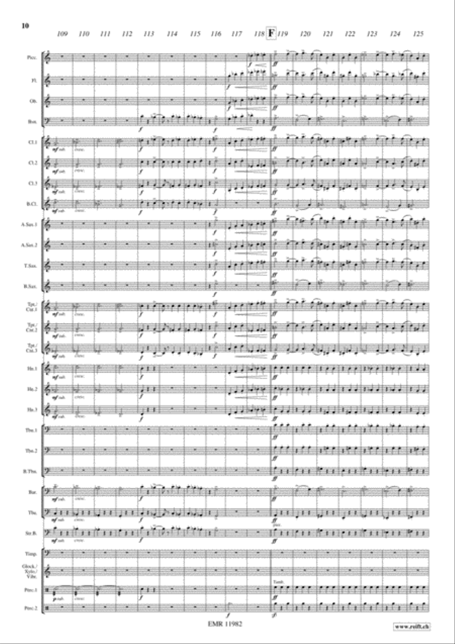 Spartacus Concert Band scores gallery preview page 11