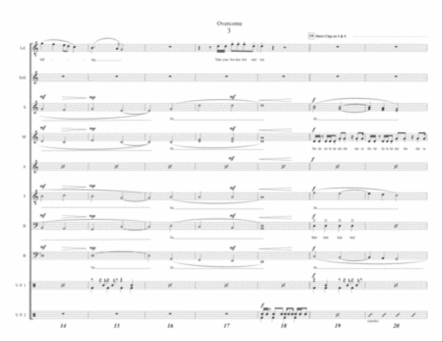 Overcome 4-Part scores gallery preview page 3