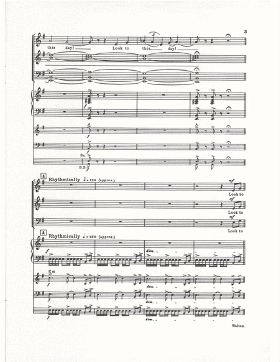Look to this Day (Vocal Score) Divisi scores gallery preview page 3