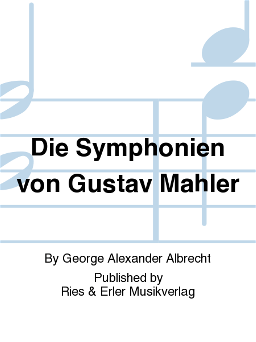 Die Symphonien von Gustav Mahler School and Community scores gallery preview page 1