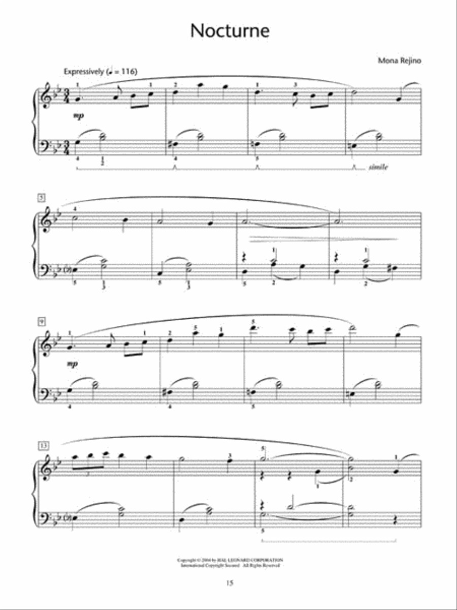 Portraits in Style Piano Method scores gallery preview page 7