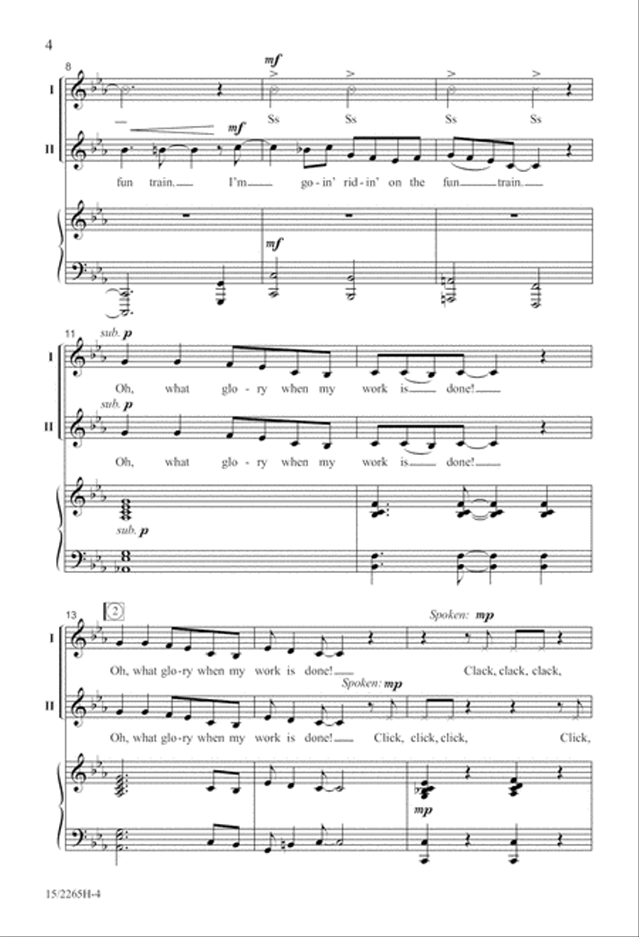Fun Train 2-Part scores gallery preview page 5