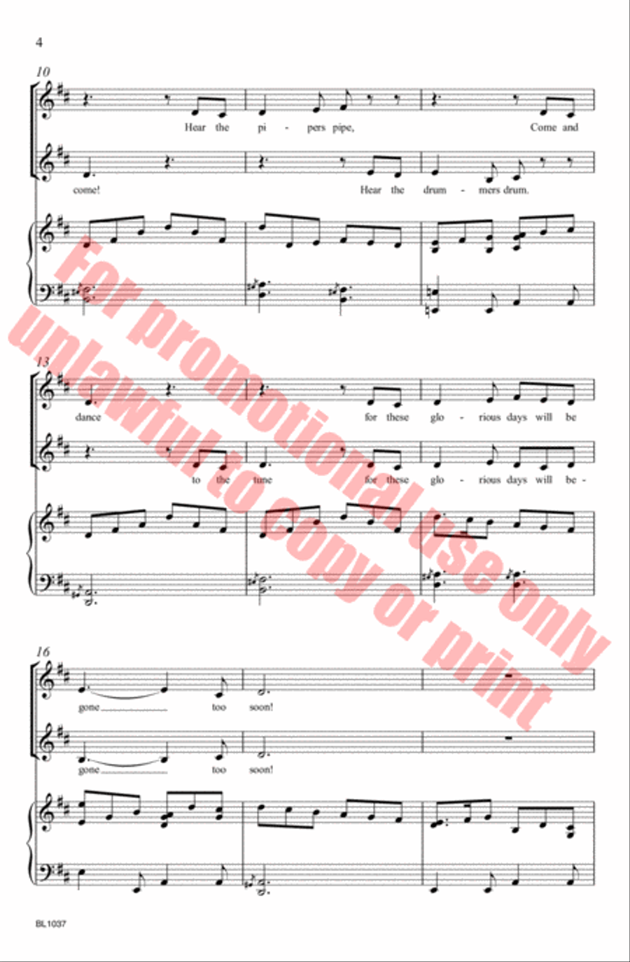 The Kerry Dance Choir scores gallery preview page 5
