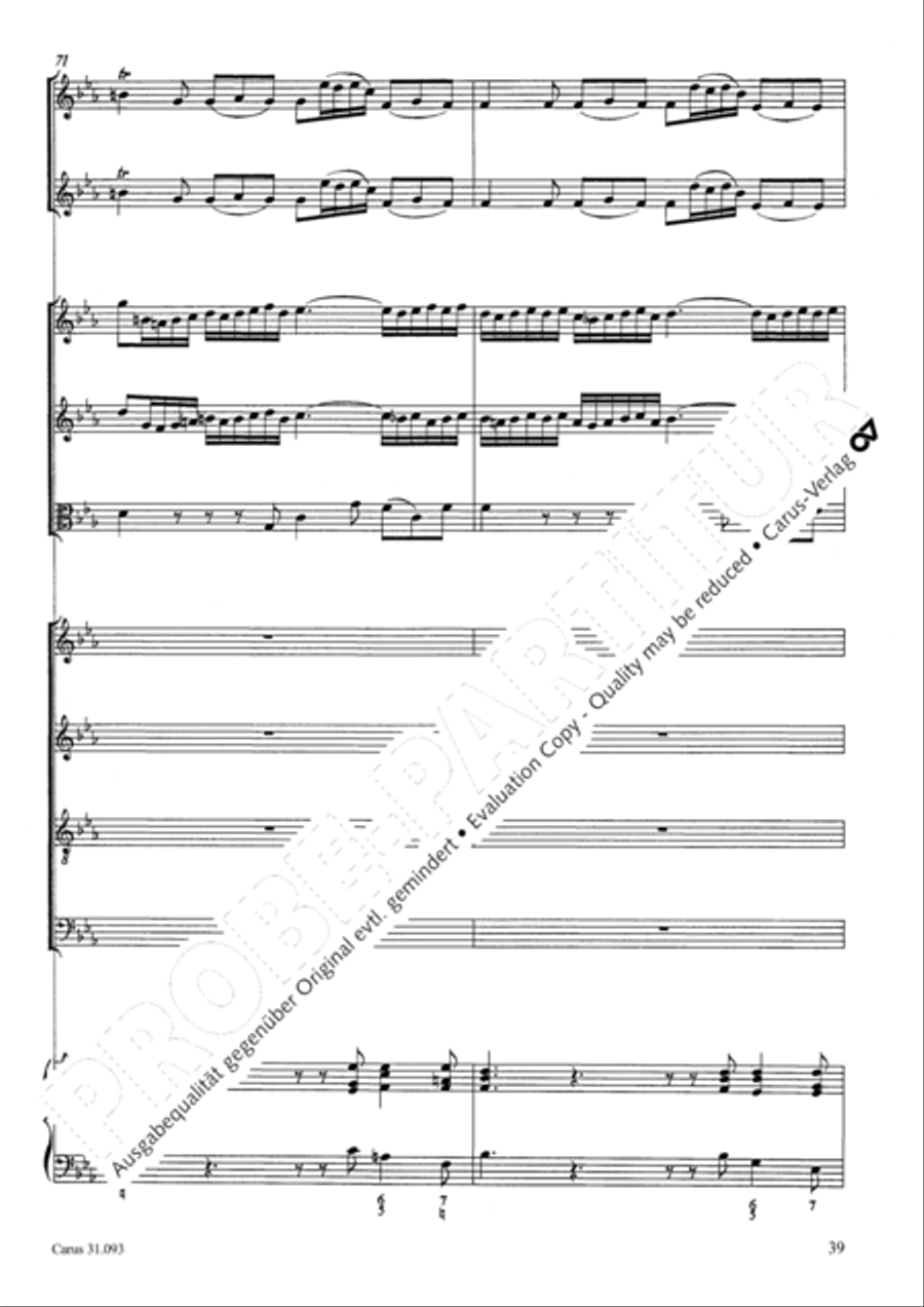 All those who seek God's sov'reign guidance (Wer nur den lieben Gott lasst walten) 4-Part scores gallery preview page 40