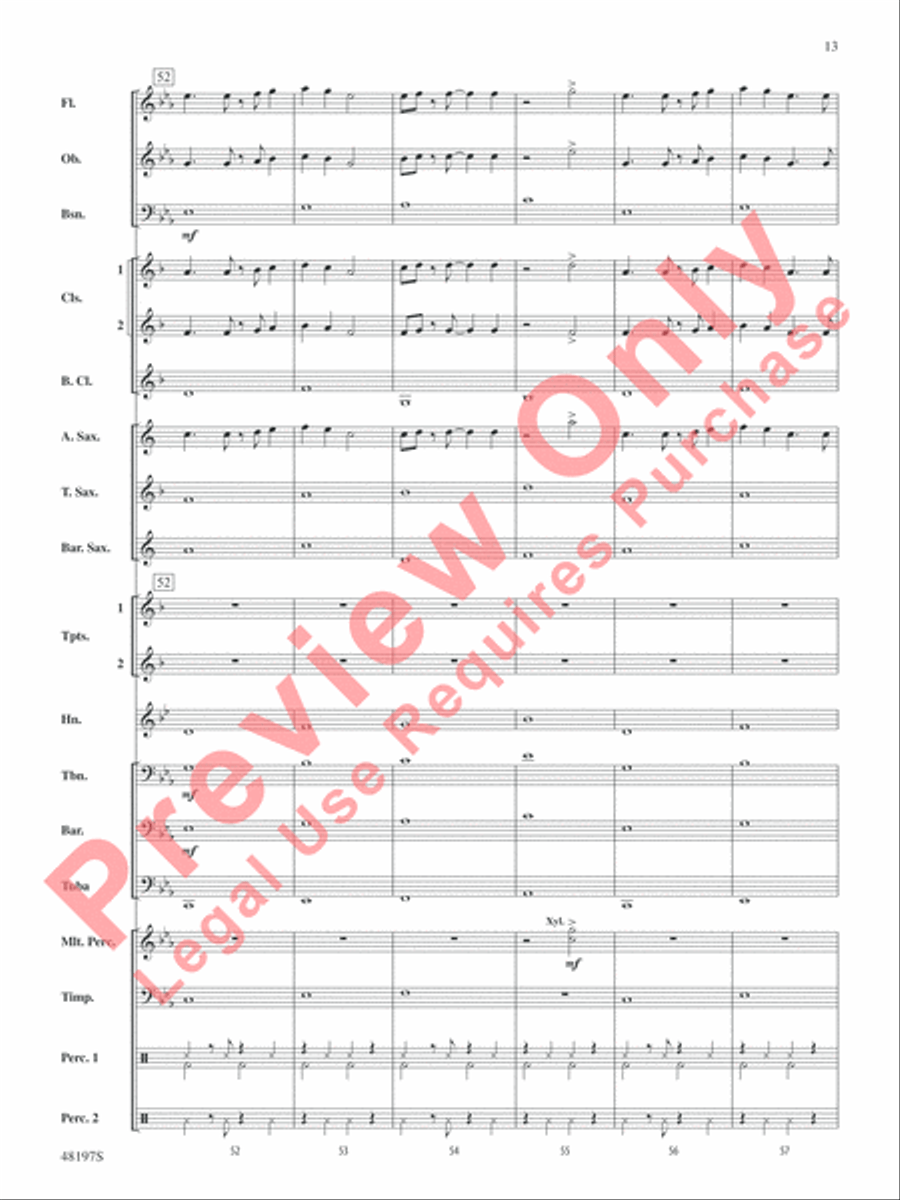 Liar Liar Concert Band scores gallery preview page 14