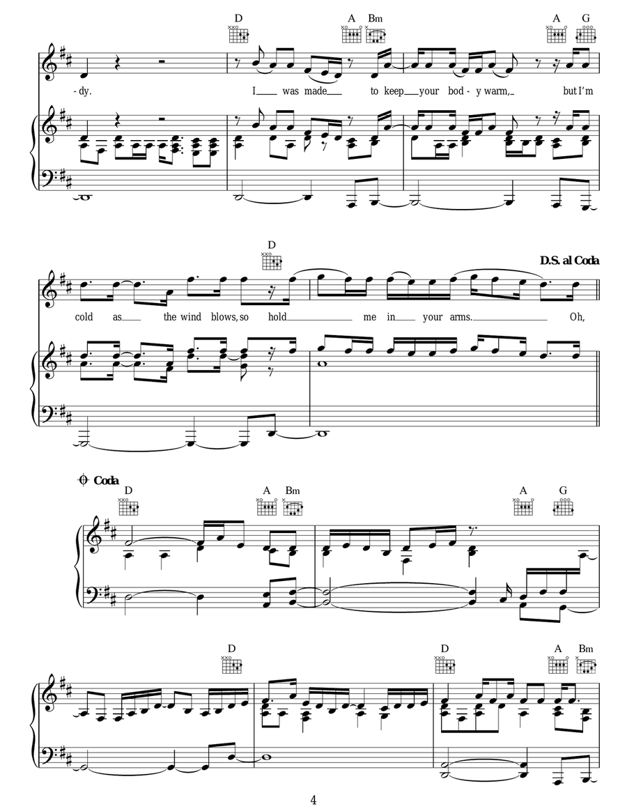 Kiss Me Acoustic Guitar scores gallery preview page 4