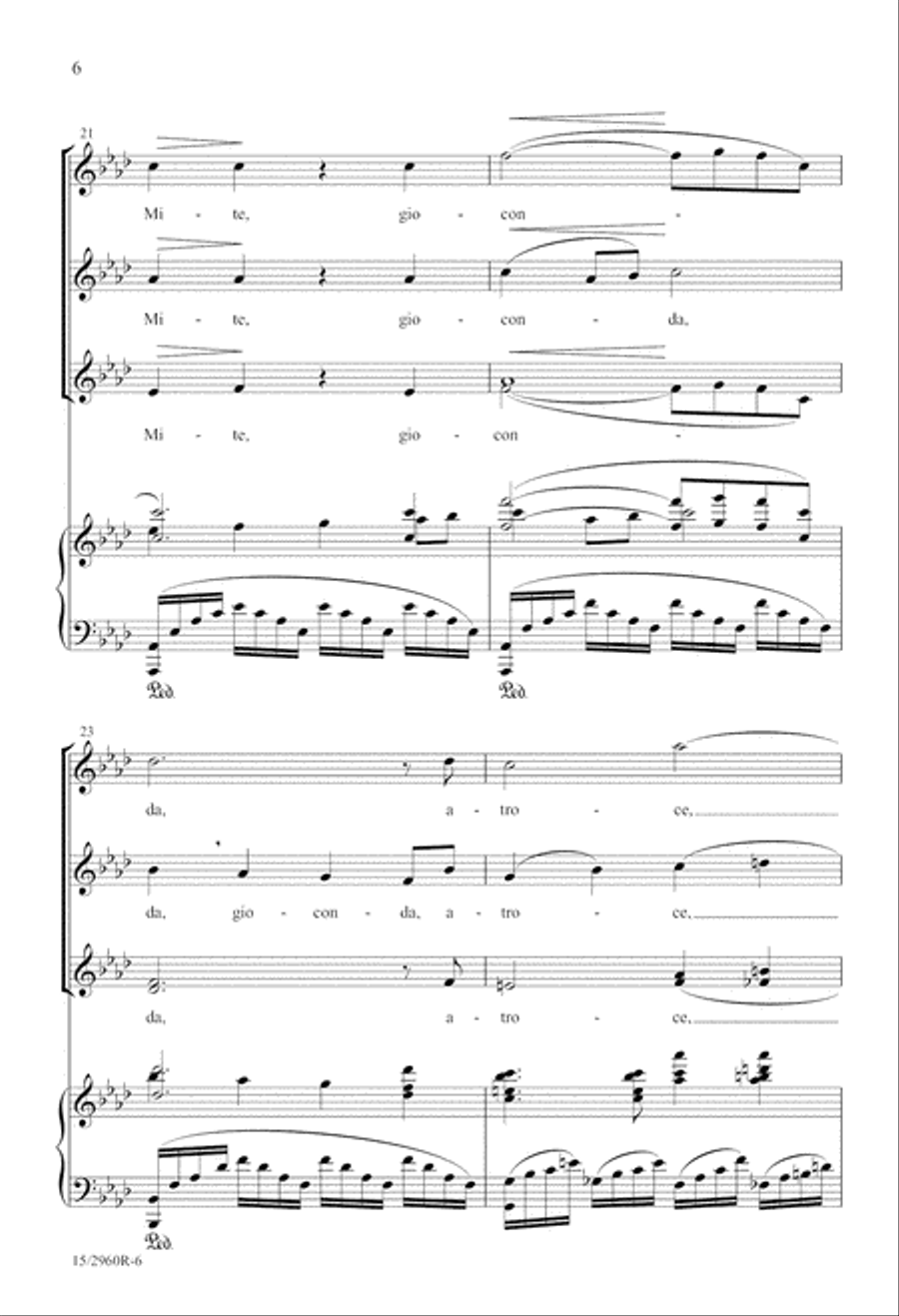 Io son l'umile ancella SSA scores gallery preview page 6