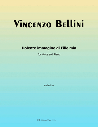 Dolente immagine di Fille mia, by Vincenzo Bellini, in d minor