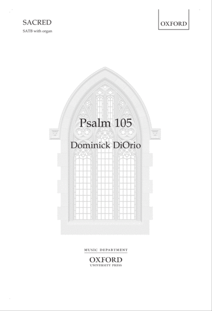 Psalm 105 4-Part scores gallery preview page 1