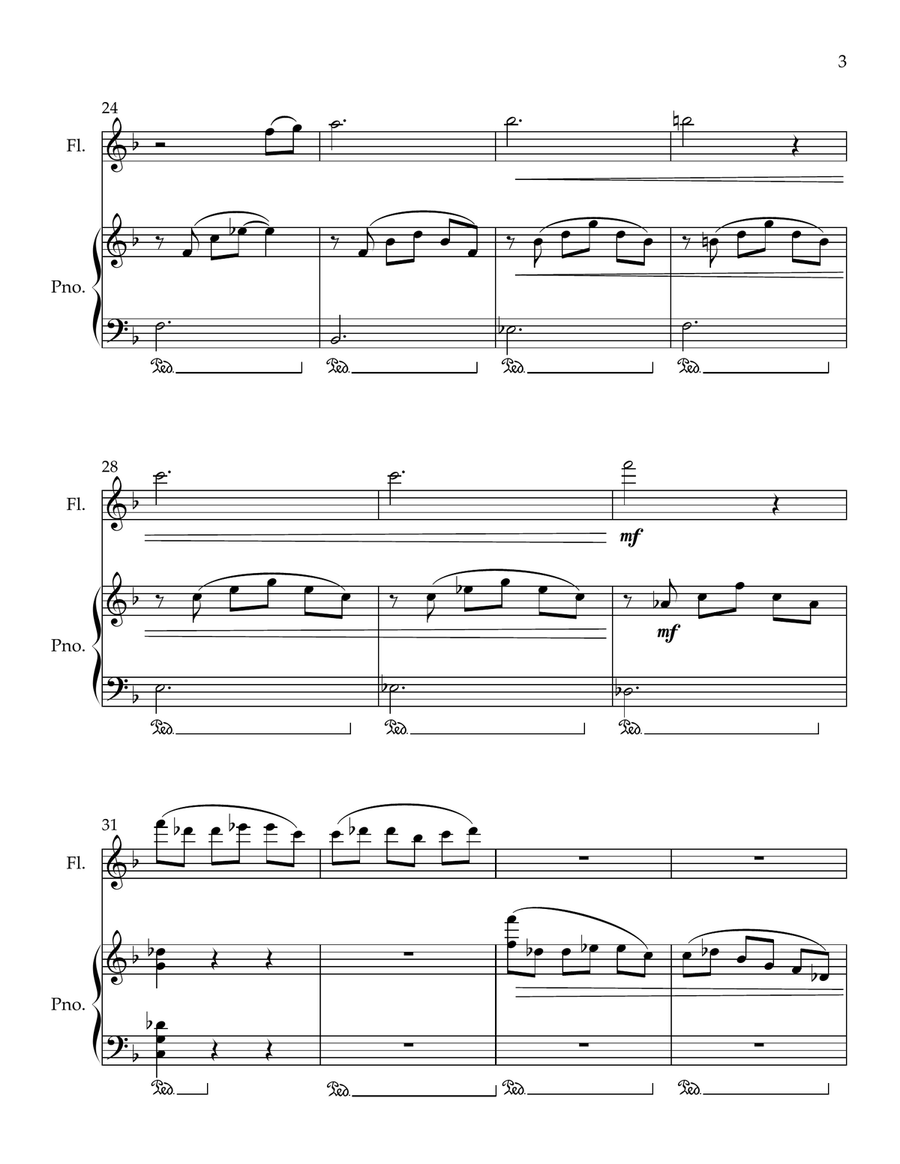 Cavatina Cavatina Flute scores gallery preview page 3