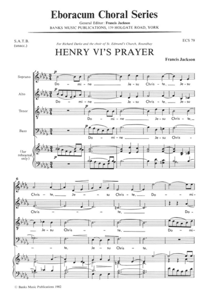 Henry Vi's Prayer