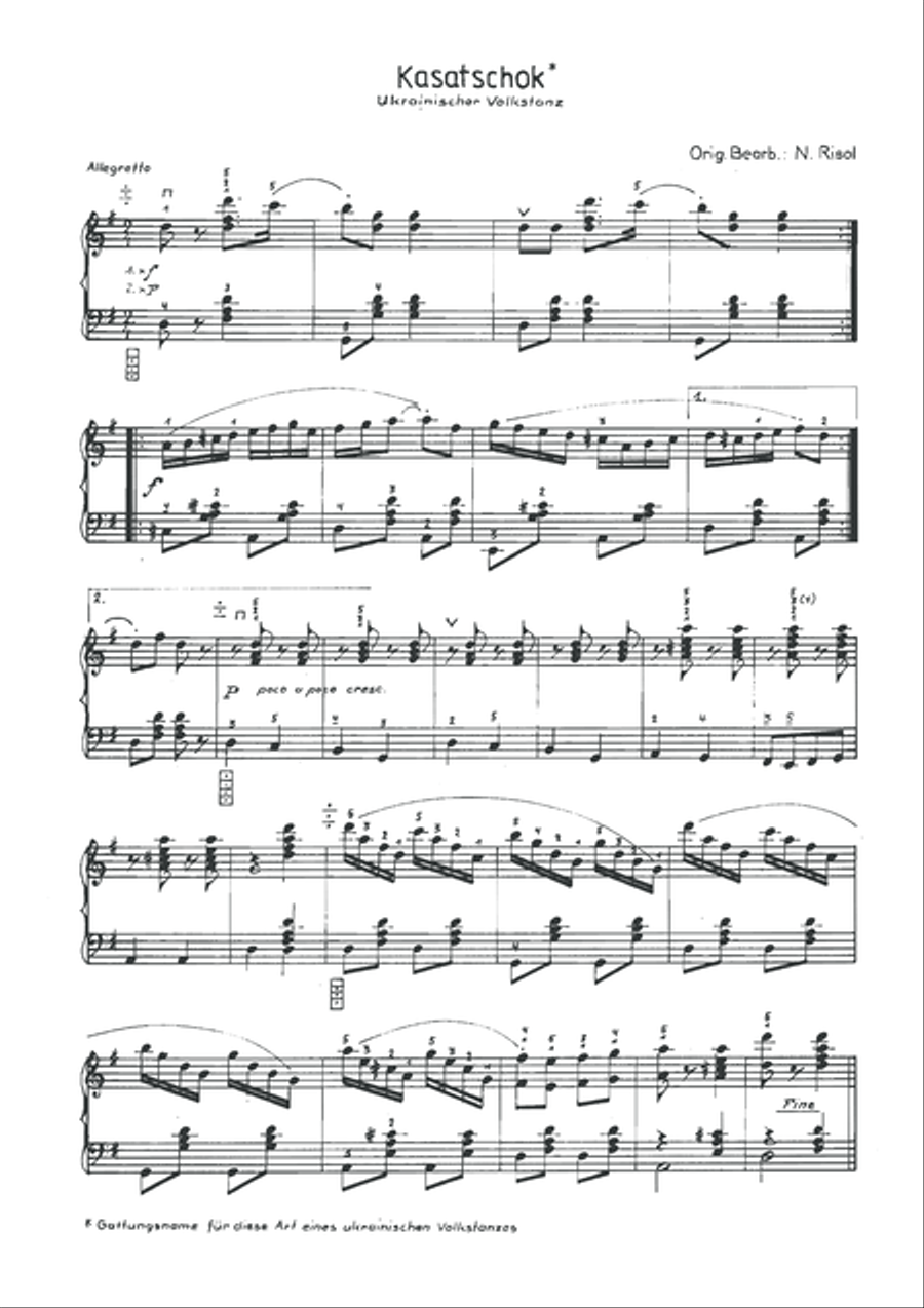 Kasatschok Accordion scores gallery preview page 3