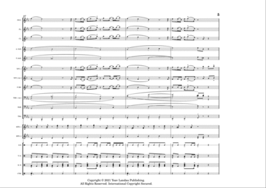 Five Nights At Freddy's Marching Band scores gallery preview page 5