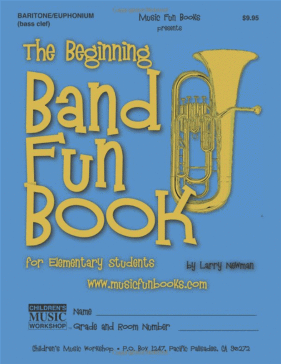 The Beginning Band Fun Book (Baritone/Euphonium) Concert Band scores gallery preview page 1