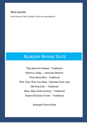 Book cover for Nursery Rhyme Suite: Wind Quintet