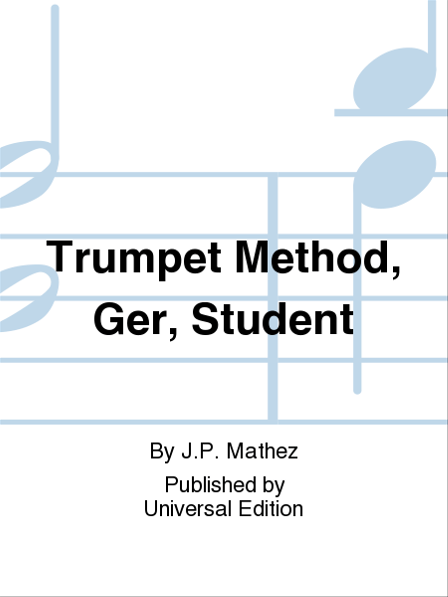 Trumpet Method, Ger, Student Trumpet scores gallery preview page 1