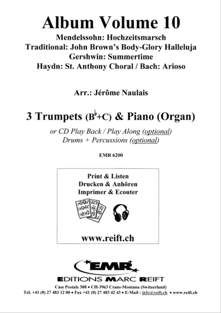 Album Volume 10 Trumpet Trio scores gallery preview page 10