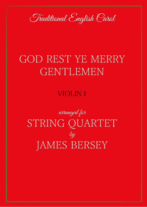 Book cover for God Rest Ye Merry Gentlemen (for string quartet)